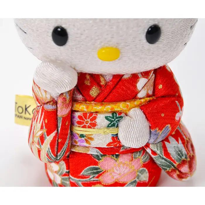 木目込人形（ハローキティ） | サンリオ 人気 キャラクター かわいらしさ 上品 飾り物 置物 開運招福 千客万来 商売繁盛 縁起 縁起の良いお品 ギフト贈り物 プレゼント 埼玉県 越谷市