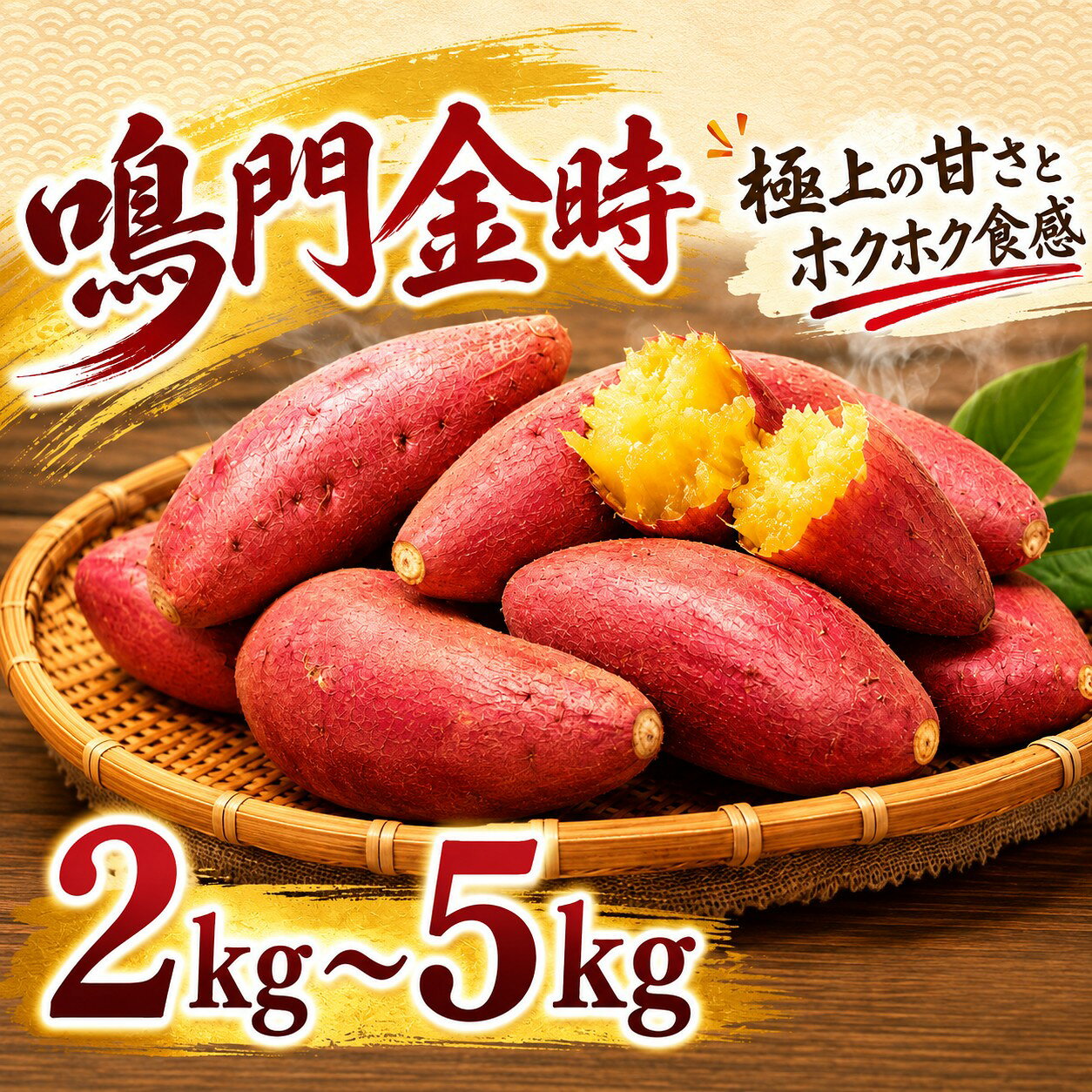 【ふるさと納税】 鳴門金時 2kg~5kg 【8月中旬発送】 家庭用 S~Mサイズ 土付き 3kg 選べる容量 なると金時 さつま芋 サツマイモ 甘い 焼き芋 産地直送 ほくほく お歳暮 さつまいも 贈答用 秀品 熟成芋 野菜 おやつ 芋 いも イモ 金時 農家直送