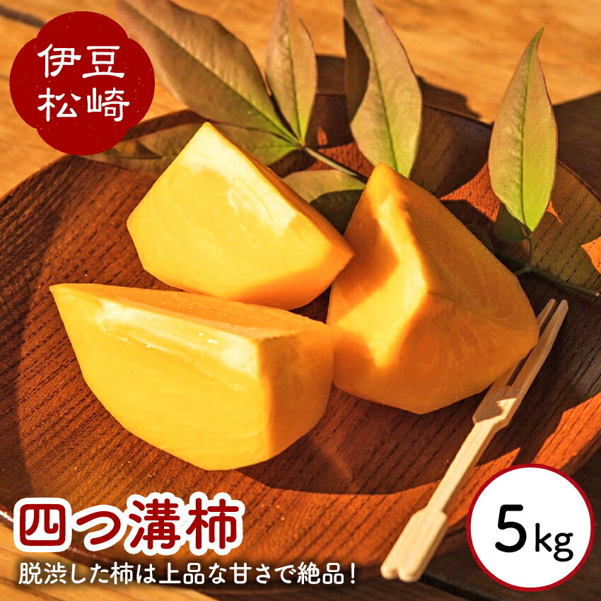 【ふるさと納税】婆娑羅農産 四つ溝柿 5kg