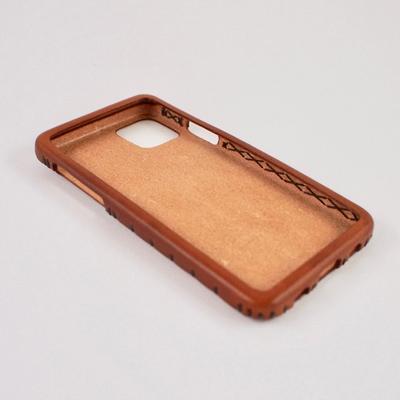 ふるさと納税 七尾市 【iPhone11用】本革ケース/ブラウン/ハンドメイド