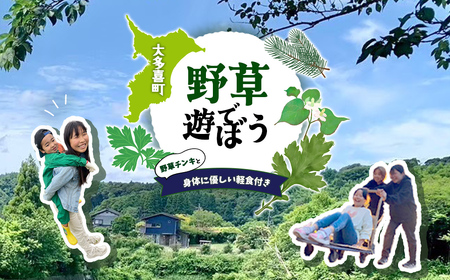 W01803 野草で遊ぼう　野草チンキと身体に優しい軽食つき ふるさと納税 野草 チンキ 体験 自然 自然体験 千葉県 大多喜町