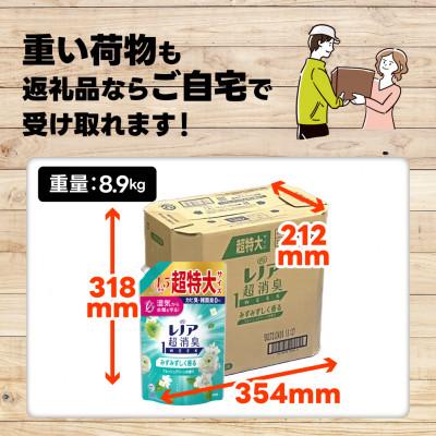 ふるさと納税 高崎市 レノア 超消臭 柔軟剤 みずみずしく香るフレッシュグリーンの香り 詰め替え 超特大1380mL×6個 |  | 02