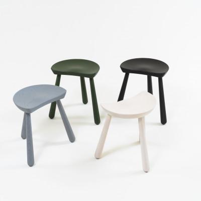 ふるさと納税 府中市 府中家具「kitoki」WK58.muku milk stool color(灰青) |  | 01