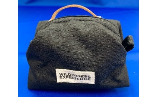 A006-25 WILDERNESS EXPERIENCE(ｳｨﾙﾀﾞﾈｽｴｸｽﾍﾟﾘｴﾝｽ)　Walnut PouchⅡ(ｳｫﾙﾅｯﾄﾎﾟｰﾁ2)　ブラック
