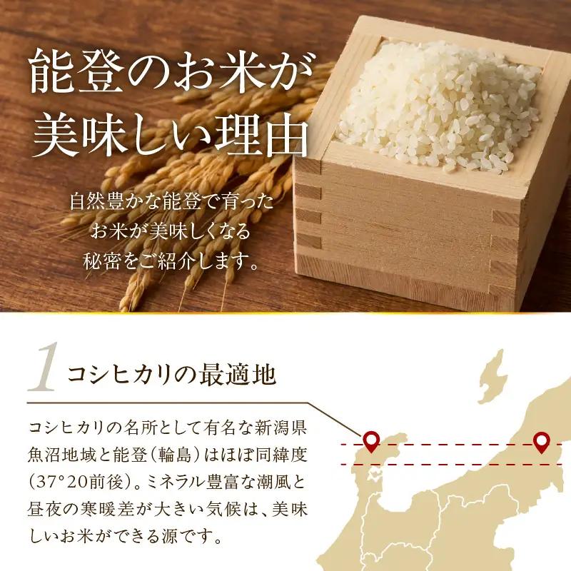 定期便 6か月 R8年産 能登コシヒカリ 2kg×6回 無洗米 米