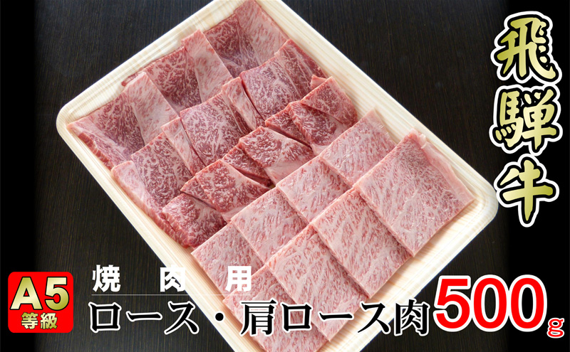 
[№5568-0316]牛肉 飛騨牛 焼き肉 セット ロース 又は 肩ロース 500g 黒毛和牛 A5 美味しい お肉 牛 肉 和牛 焼肉 BBQ バーベキュー 【岐阜県揖斐川町】
