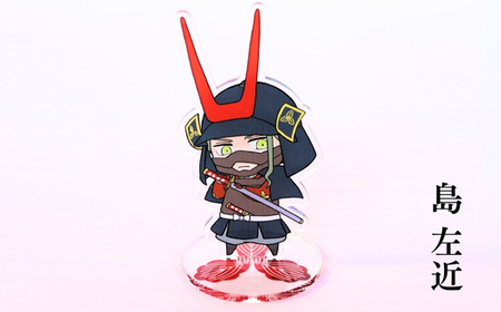 【アクリルスタンド】義の絆（三成（采配）　島左近　大谷吉継　平塚為広） 豆本おまけ付