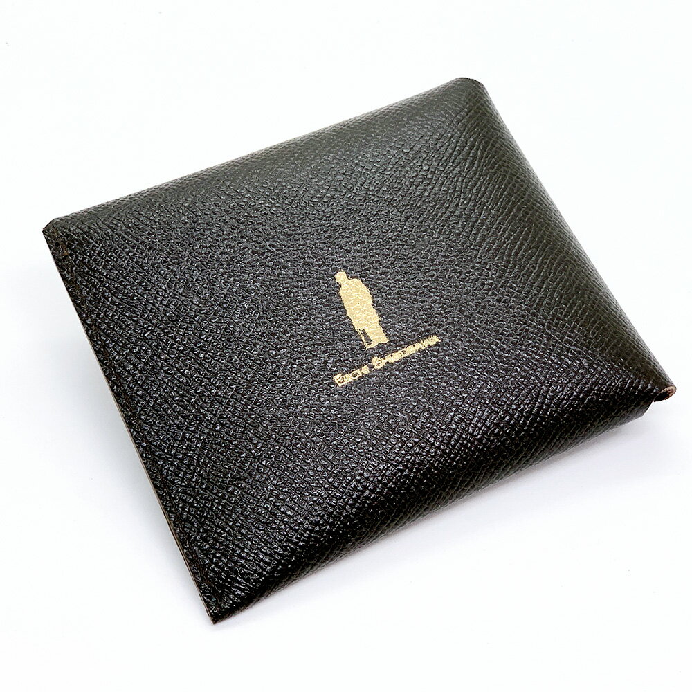 【ふるさと納税】渋沢栄一翁 コンパクト財布 1点 ダークブラウンE 茶色 W110×H90×D20mm 牛革 レザー カード 札入れ コイン 小銭入れ 財布 ウォレット 東京都 北区 送料無料