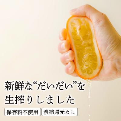 ふるさと納税 高原町 さっぱり爽やか ほどよくビター「だいだい(橙)」の手搾り果汁1L(業務用) TF819 |  | 01