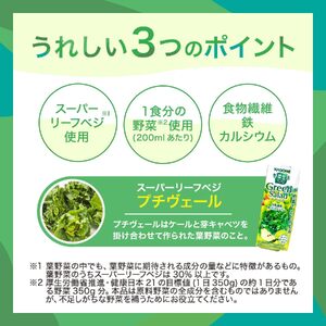 【定期便5ヶ月連続お届け】カゴメ 野菜生活100 グリーンサラダ 200ml 48本 野菜ジュース 果実ミックスジュース 紙パック