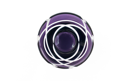 浅草切子 KANA KURITA「ぐい呑み 結 青紫」木箱入り