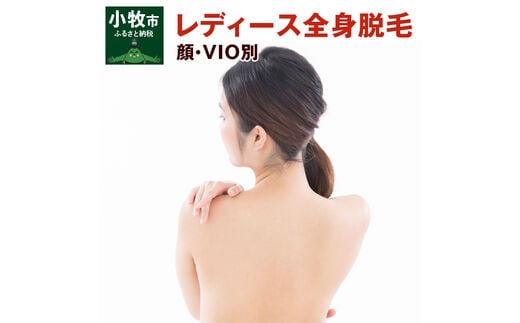 
										
										レディース全身脱毛（顔・VIO別）
									