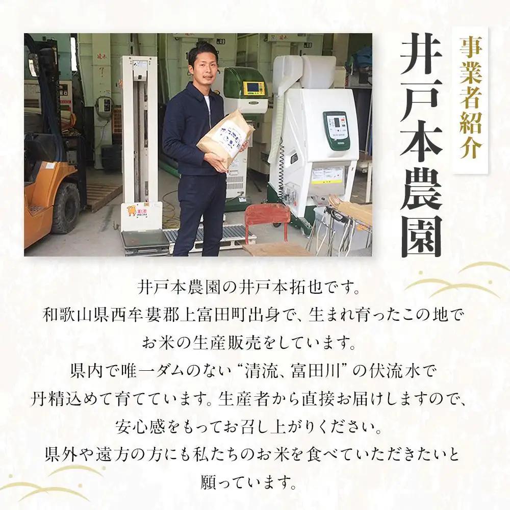 【 定期便 】令和7年産  上富田町産 金芽米 きぬむすめ 5kg × 3か月 井戸本農園
