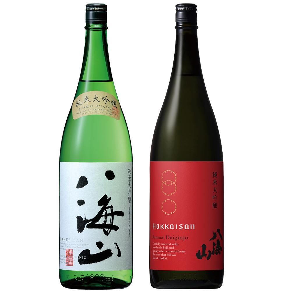 【ふるさと納税】酒 日本酒 飲み比べ 2本 × 1800ml ( 八海山 純米大吟醸45% & 純米大吟醸 時季限定 ) | お酒 さけ 人気 おすすめ 送料無料 ギフト セット