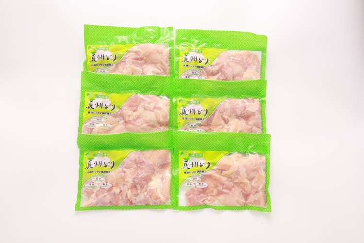 (1006)合計1.8kg　長州どり　もも肉　精肉　切り身　小分けパック（300g×6パック）　