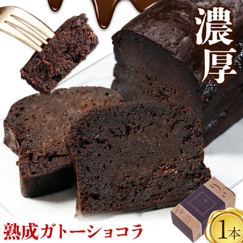 【ふるさと納税】菓子 ケーキ ガトーショコラ 1本 洋菓子店Hana《30日以内に出荷予定(土日祝除く)》 熊本県 苓北町 チョコレートケーキ 天草 苓北 熊本 送料無料
