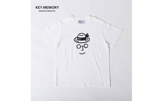 【0サイズ】【KEY MEMORY】Straw hat T-shirts WHITE