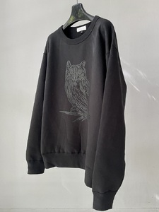 OWL SWEATSHIRT【LLサイズ／BLACK】 [h125]