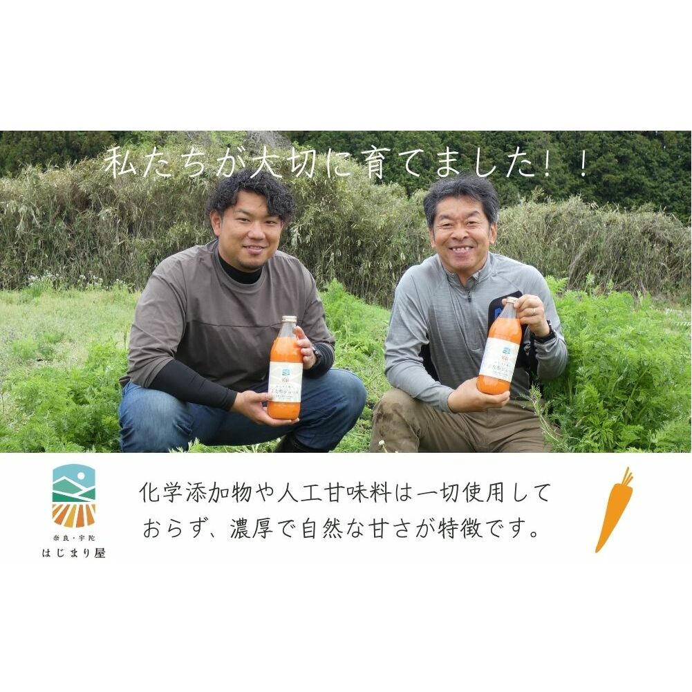 有機人参１００％使用　にんじんジュース２００ml×２０本 /　有機人参（宇陀市産）贈り物　にんじん　奈良　宇陀市　有機　母の日　父の日