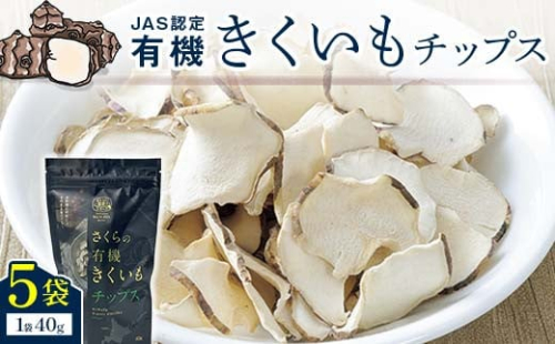 菊芋チップス　5袋入り 北海道産 n-0081