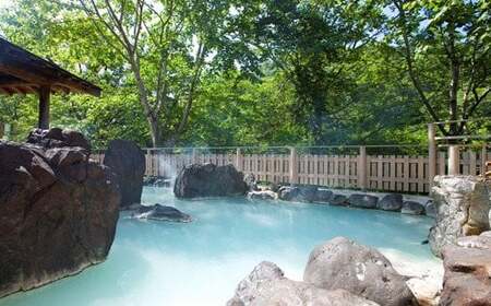 松川温泉 峡雲荘「日帰り入浴券」6枚セット ／ 源泉かけ流し 露天風呂 秘湯 
