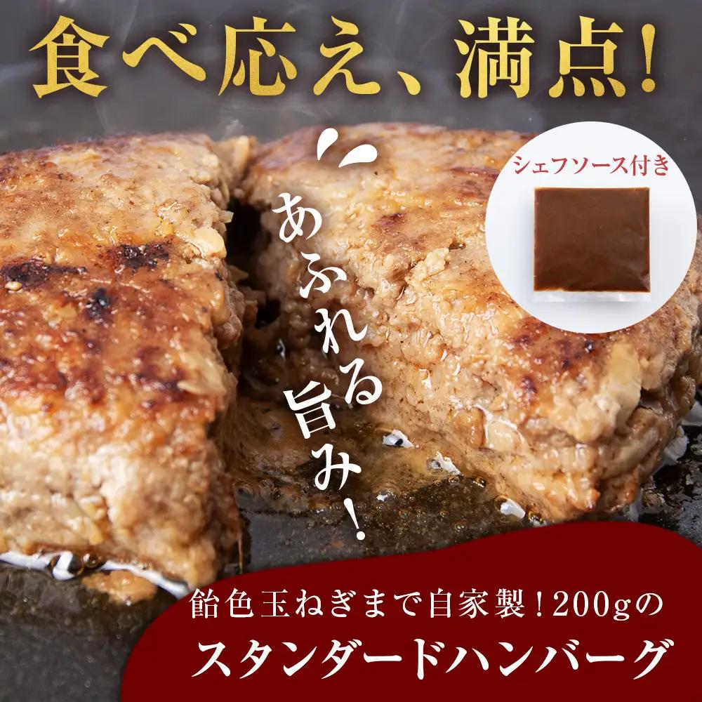 白老牛 2種 食べ比べ ハンバーグ セット 合計20個 Wチーズ・スタンダード 特製ソース BY125