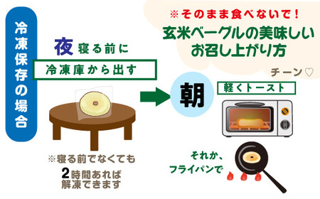 ＜頒布会＞玄米ベーグル10個【冷凍】×12か月 栄養豊富・毎朝の習慣に_BR