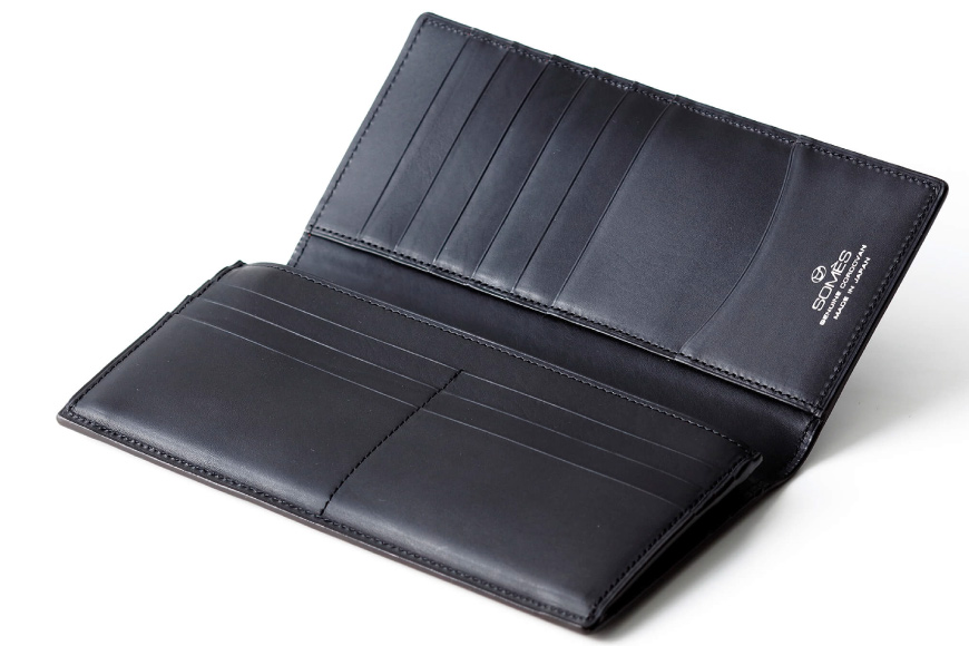 SOMES 財布 メンズ ディアマン 束入れ ブラック DM-02 長財布 本革 [ソメスサドル 北海道 砂川市 12260606-bk] ソメス サイフ さいふ 革 レザー 革製品 コードバン 薄い