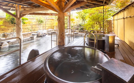 【前沢小形牧場牛陶板焼き付プラン】花巻温泉に泊まるペア宿泊券 【1887】