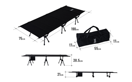 【DOD】ジミニーコット（ CB1-995-BK ）