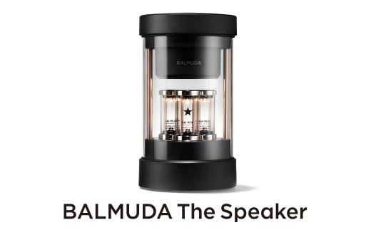 【7営業日以内発送】 BALMUDA The Speakerブラック M01A-BK／JP バルミューダ ザ・スピーカー BALMUDA スピーカー ポータブル Bluetooth AUX入力対応 小