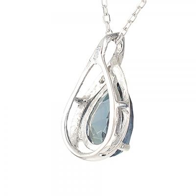 ふるさと納税 京都市 【京セラ】クレサンベール〈アレキサンドライト・天然ダイヤモンド〉ペンダント【ペアシェイプ/プラチナ】 |  | 03