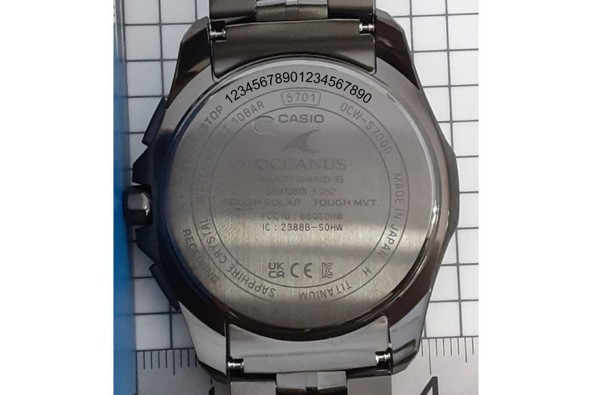 【CASIO】腕時計 OCEANUS OCW-S7000-1A2JF ≪名入れ有り≫ 山形県 東根市 hi011-129