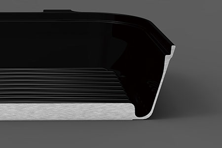 [UCHICOOK]  「蒸し＋焼く」 1台2役ロースター スチームグリル(メタルカバー付) レッド 調理器具 キッチン用品 キッチングッズ 野菜調理 蒸し料理 蒸し器 魚焼き 肉料理 ダイヤモンドフ