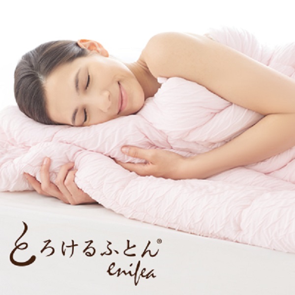 とろけるふとんenifea Ⅱ　肌掛けふとん【クイーン・エッグイエロー】