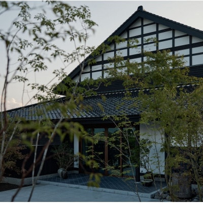 【楽土庵宿泊+アロマワークショップ体験】紙の部屋、夕朝食付「郷味(きょうみ)和食」ペア宿泊券