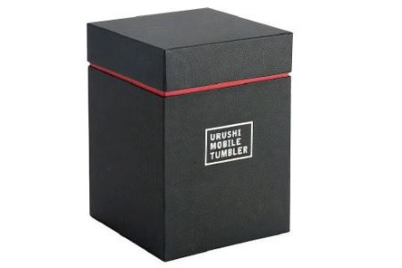 うるしモバイルタンブラー　さくら・朱　工芸品 漆塗
