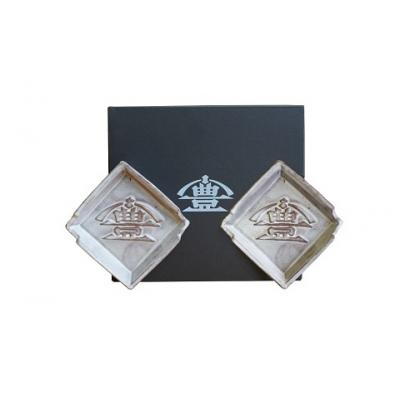 ふるさと納税 阿賀野市 コトヨ醤油　醤油皿2枚セット