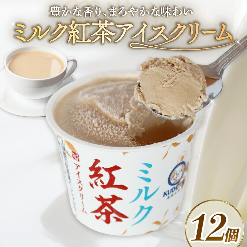 【ふるさと納税】 紅茶 アイスクリーム 100ml 12個 アイスクリーム 紅茶アイス カップアイス 人気 大容量 有名 アイスセット 詰め合わせ スイーツ ジェラート 久保田食品 高知県 南国市