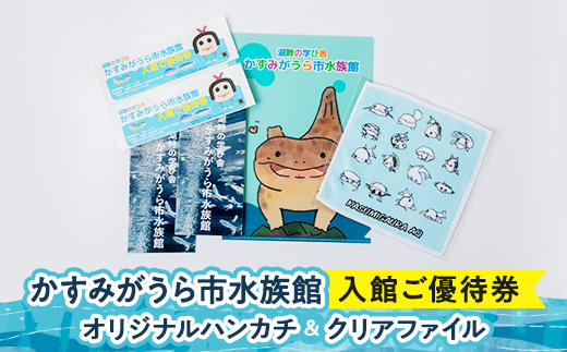 
                  かすみがうら市水族館優待券とオリジナルハンカチ&クリアファイル【1407092】
                