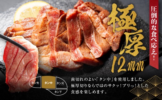 【2026年10月発送】【極厚12mm】【 小分け 】 冷凍 タン元 【発送月が選べる】 牛タン 合計1kg 2種 仙台発祥 厚切り 牛たん 食べ比べ セット 宮城名物 極厚牛タン 12ｍｍ 400g
