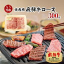 【ふるさと納税】A5等級 飛騨牛ロース焼肉用300g(冷凍)【配送不可地域：離島】【1132918】