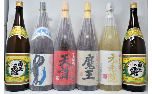 
No.5031-3【魔王】入り焼酎6本セット A（一升瓶）
