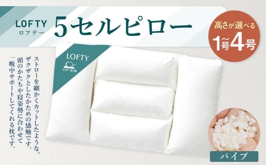 【2号】ロフテー 5セルピロー パイプ【エアウィーヴ グループ】【エアウィーヴ  ロフテー 寝具 枕 まくら 癒し リラックス 岡山県 倉敷市 おすすめ 人気】