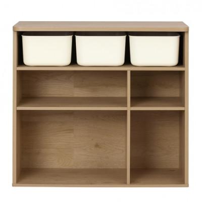 ふるさと納税 大河原町 収納棚 ラウンドシェルフ スタンダードタイプ ナチュラル/ライトベージュアイリス[53753084] |  | 02