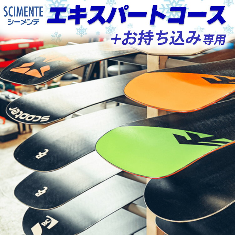 【ふるさと納税】エキスパートコース＋お持ち込み専用　【 メンテナンス チケット スキー スノーボード お手入れ 】