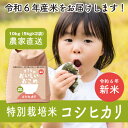 【ふるさと納税】【令和6年産・生産者から新鮮直送】特別栽培米　稲敷市産コシヒカリ10kg(5kg×2袋)【配送不可地域：離島・沖縄県】【1430571】