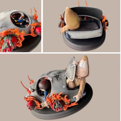 ふるさと納税 高石市 痛快娯楽劇場　ゲゲゲの鬼太郎 妖怪自動車(オリジナル1点もの)　レジンキャスト製塗装済完成品 |  | 02
