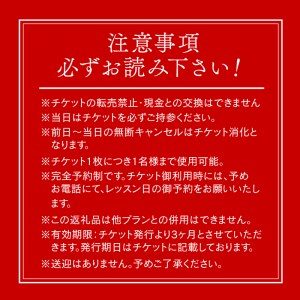 宝塚受験 レッスン コース90分チケット レッスン