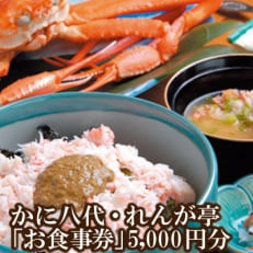 「お食事」で使える利用券5000円分!海鮮 ランチ 07-99